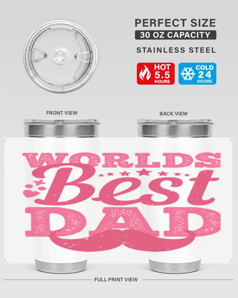 worlds best dad 142#- fathers day- Tumbler