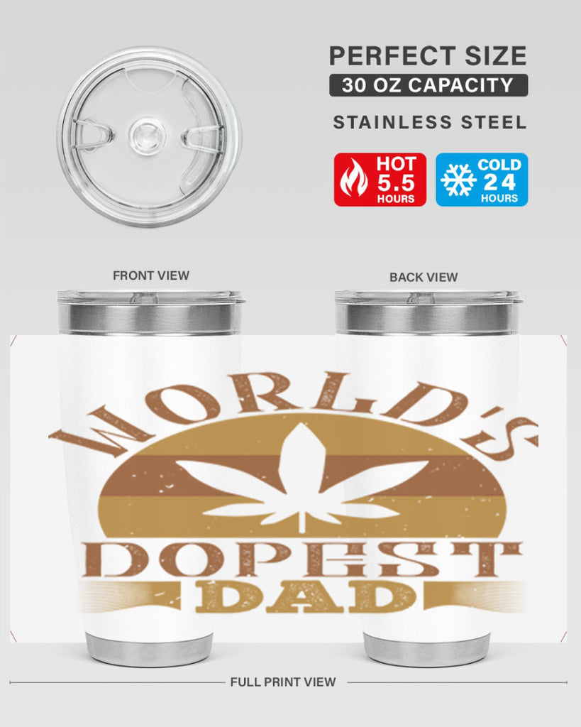 worlds dopest dad 145#- fathers day- Tumbler