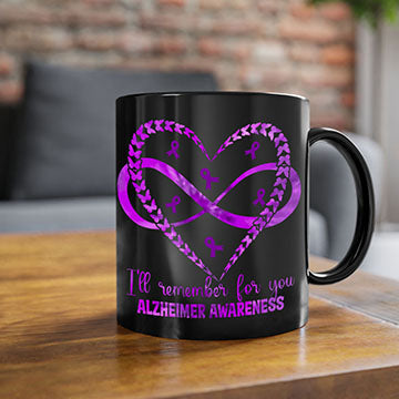 AlzheimerS Awareness Heart Infinity 14#- alzheimers-Mug / Coffee Cup