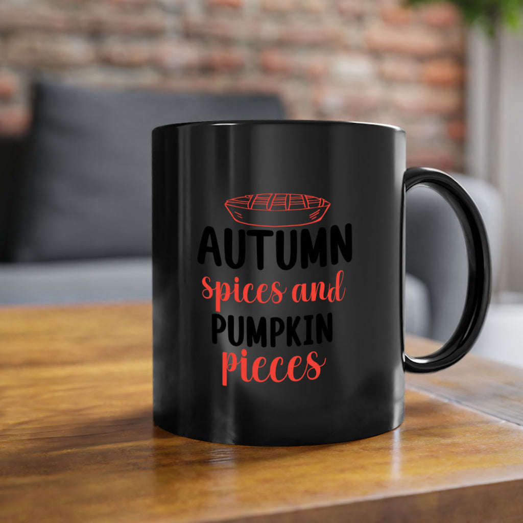 Autumn spices and pumpkin pieces 32#- fall-Mug / Coffee Cup