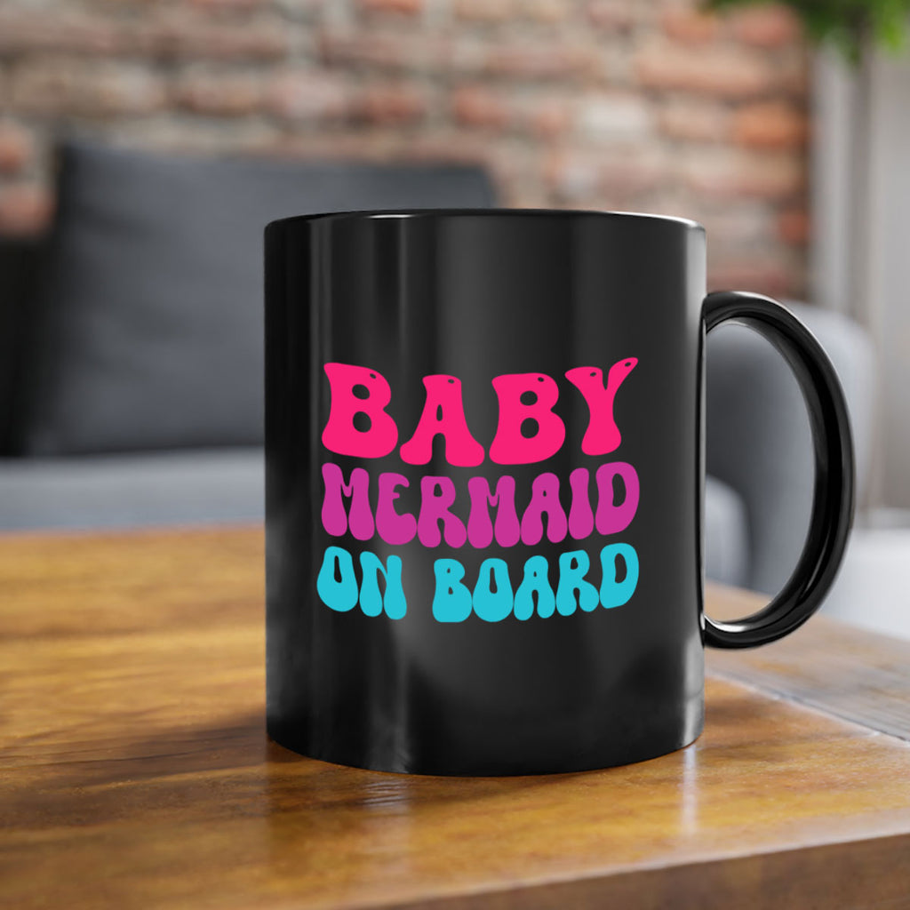 Baby Mermaid On Board 19#- mermaid-Mug / Coffee Cup