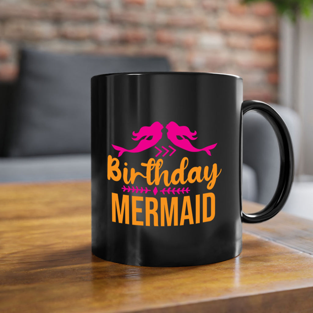 Birthday Mermaid 69#- mermaid-Mug / Coffee Cup