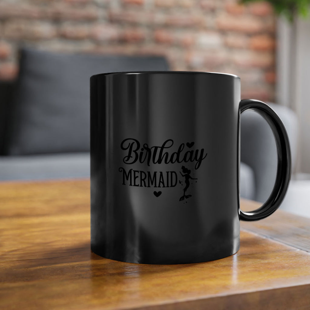 Birthday Mermaid 72#- mermaid-Mug / Coffee Cup