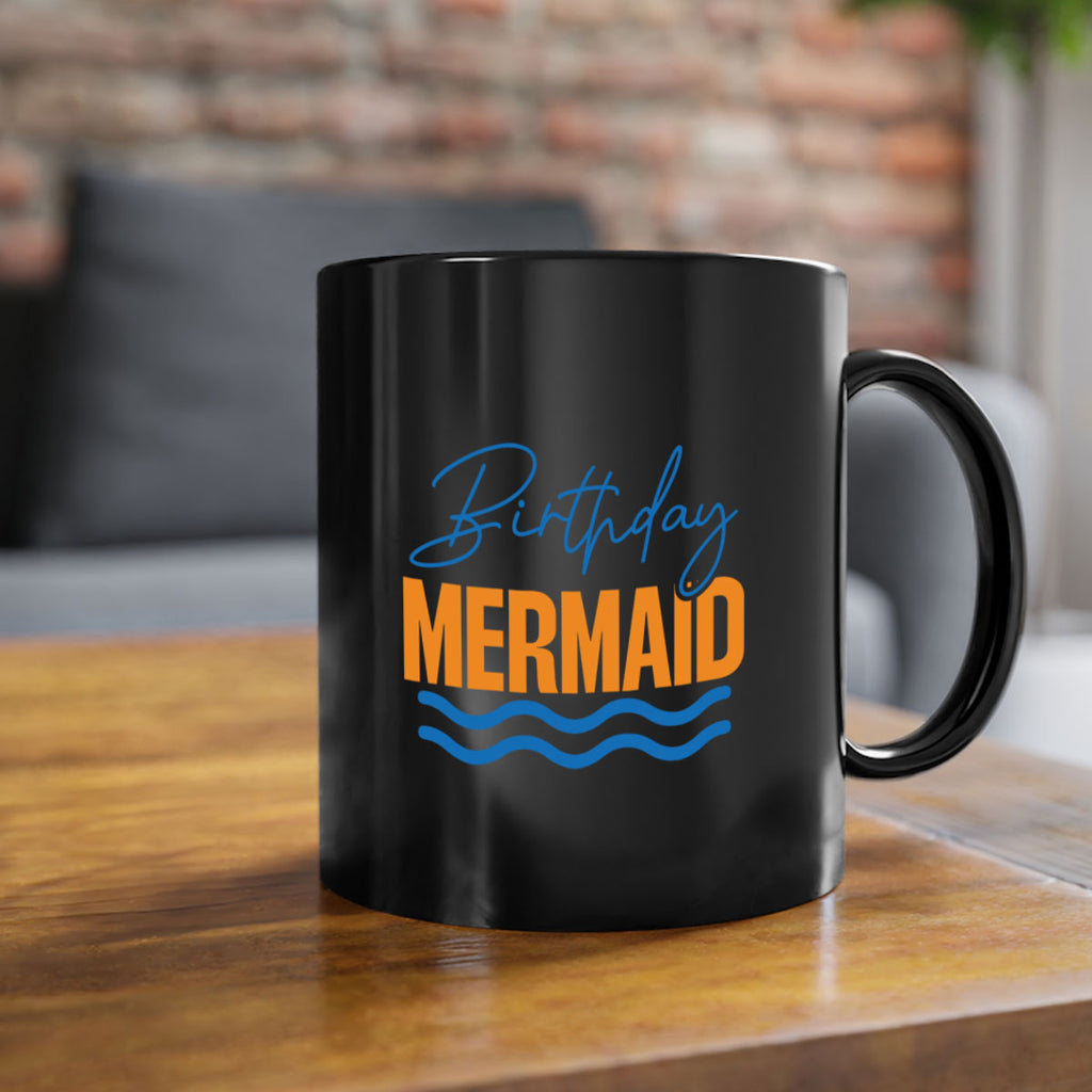 Birthday Mermaid 73#- mermaid-Mug / Coffee Cup