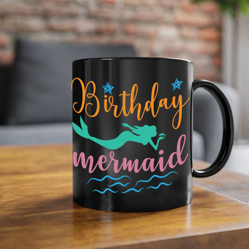 Birthday Mermaid Design 79#- mermaid-Mug / Coffee Cup