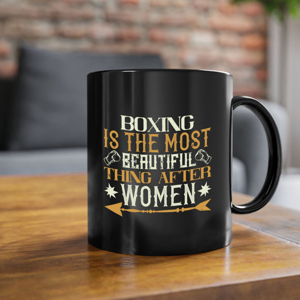 Boxing is the most beautiful thing after women 2343#- boxing-Mug / Coffee Cup