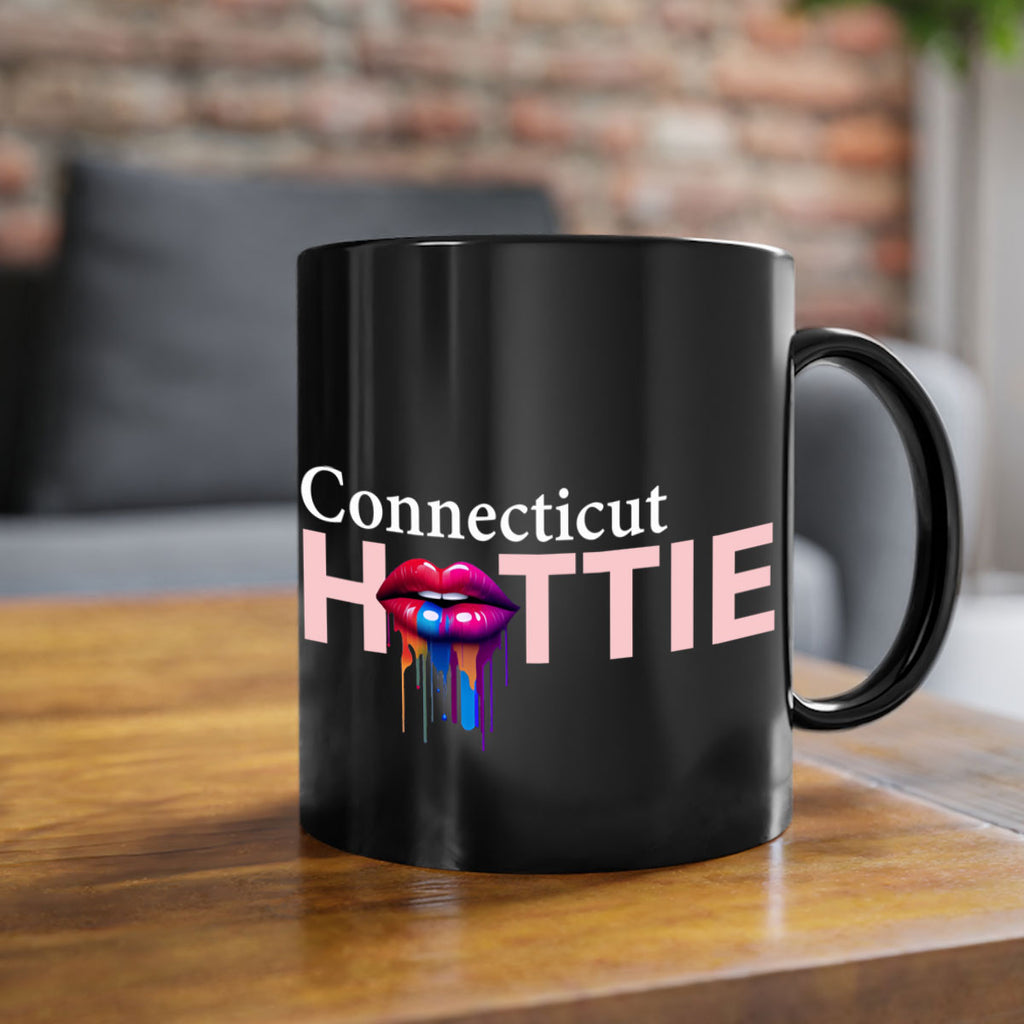 Connecticut Hottie with dripping lips 81#- Hottie Collection-Mug / Coffee Cup