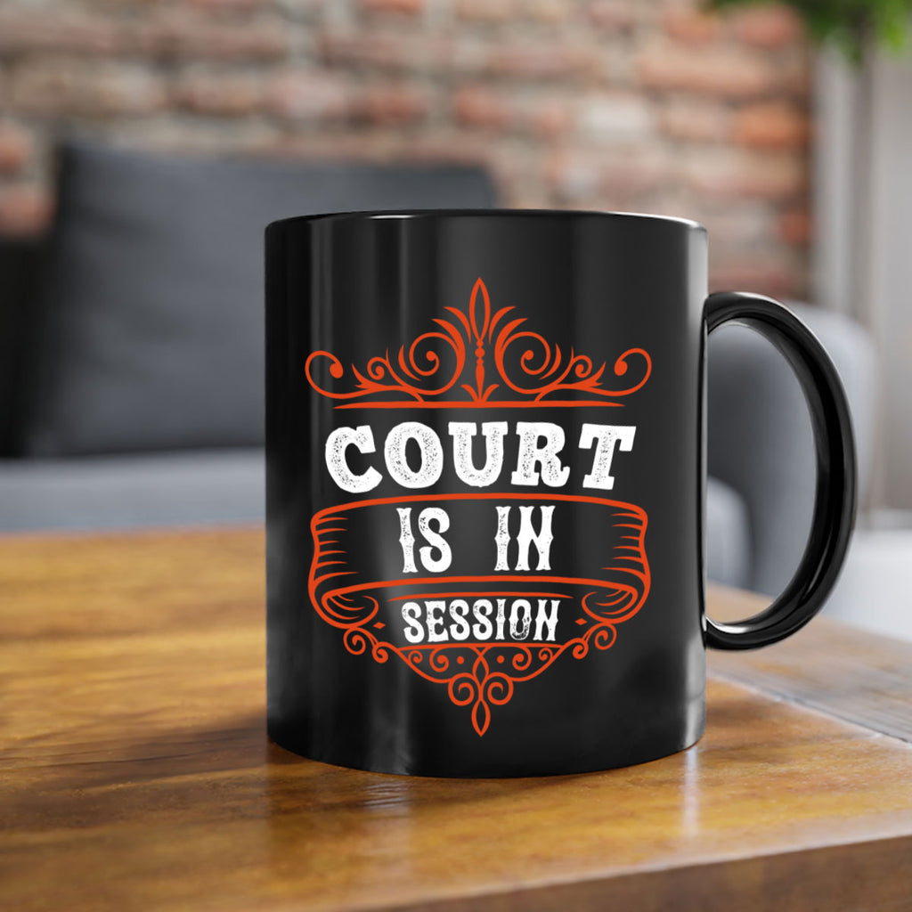 Court is in ball session 1570#- basketball-Mug / Coffee Cup