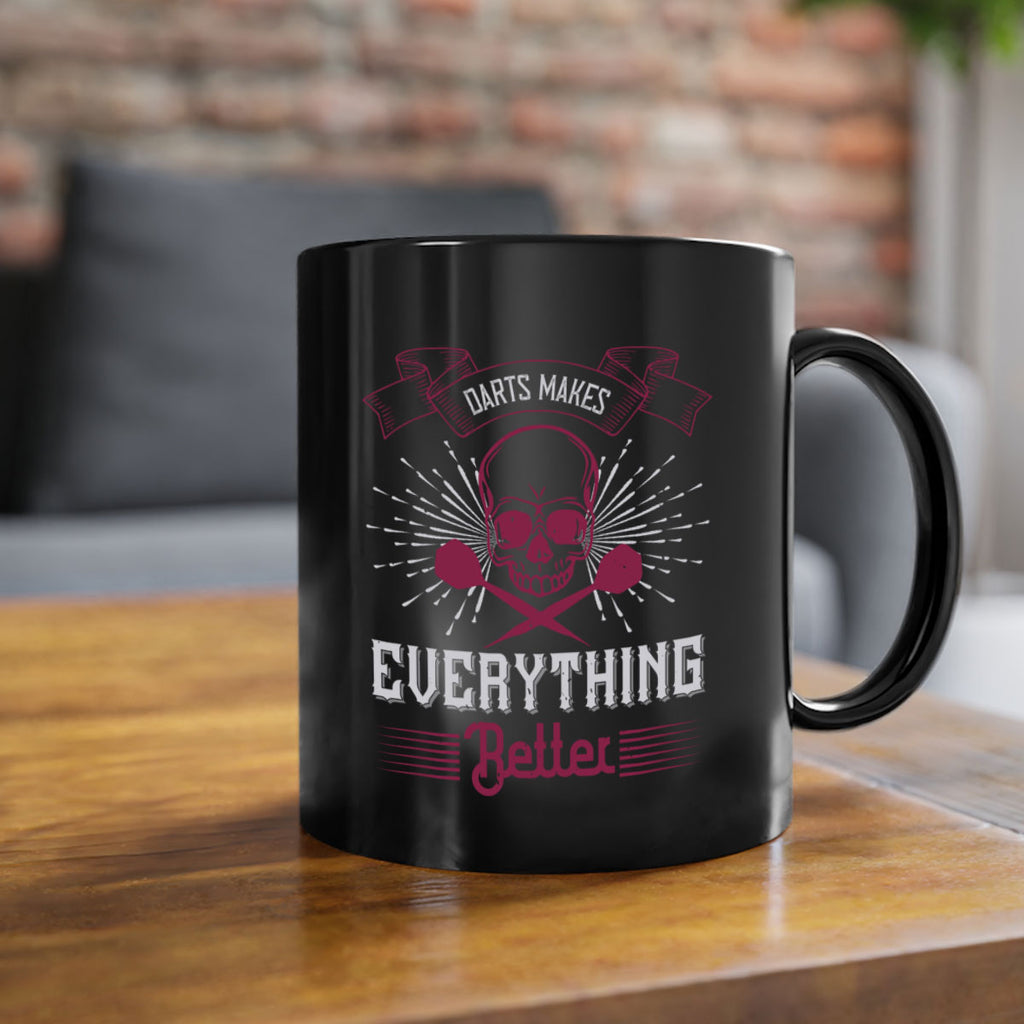 Darts Makes Everything Better 2331#- darts-Mug / Coffee Cup