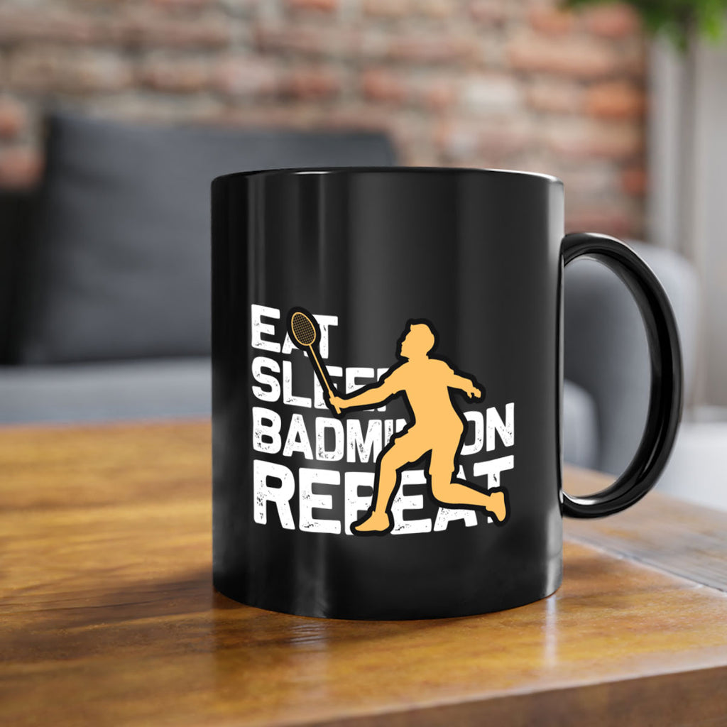 Eat 1286#- badminton-Mug / Coffee Cup