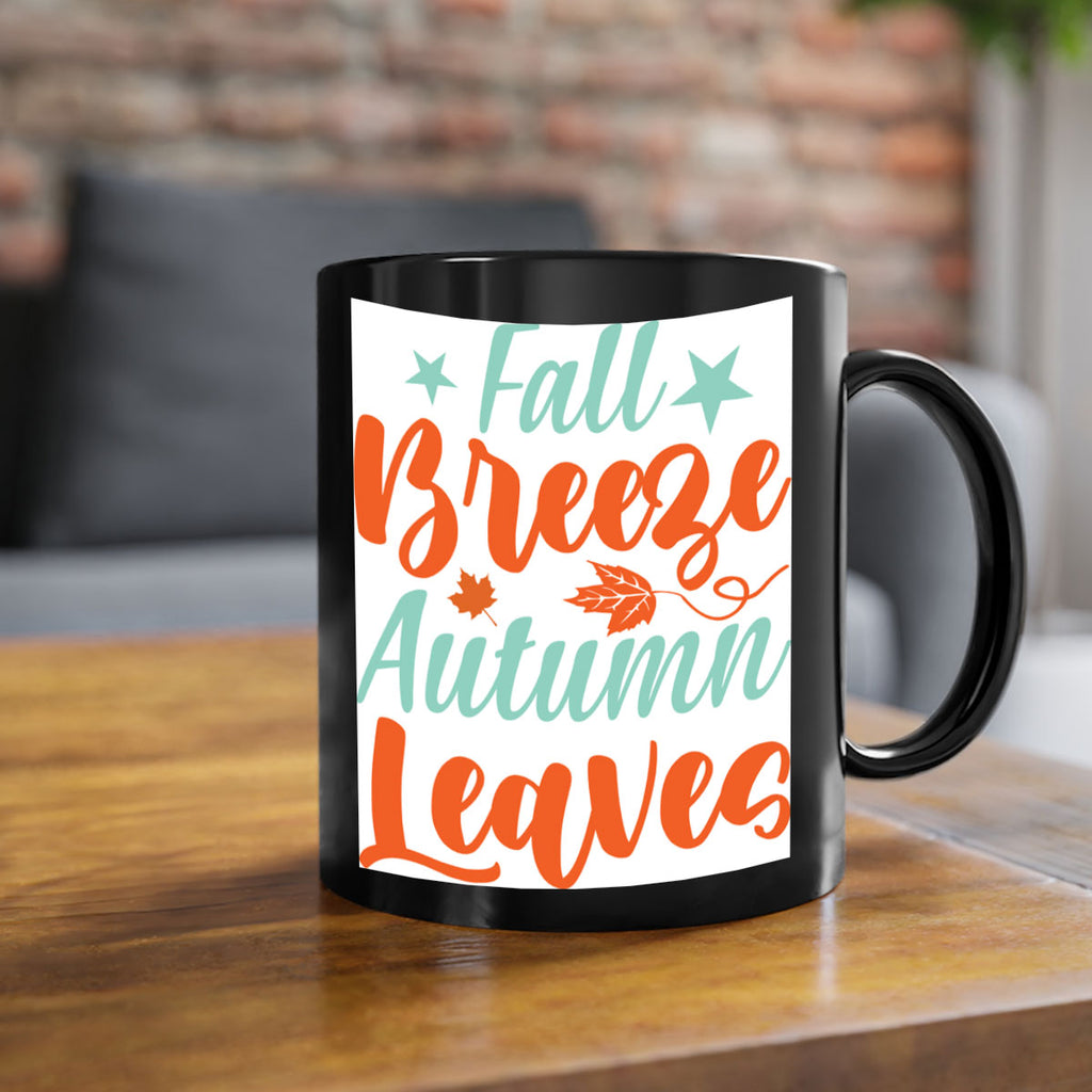 FallBreezeAutumnLeaves 147#- fall-Mug / Coffee Cup
