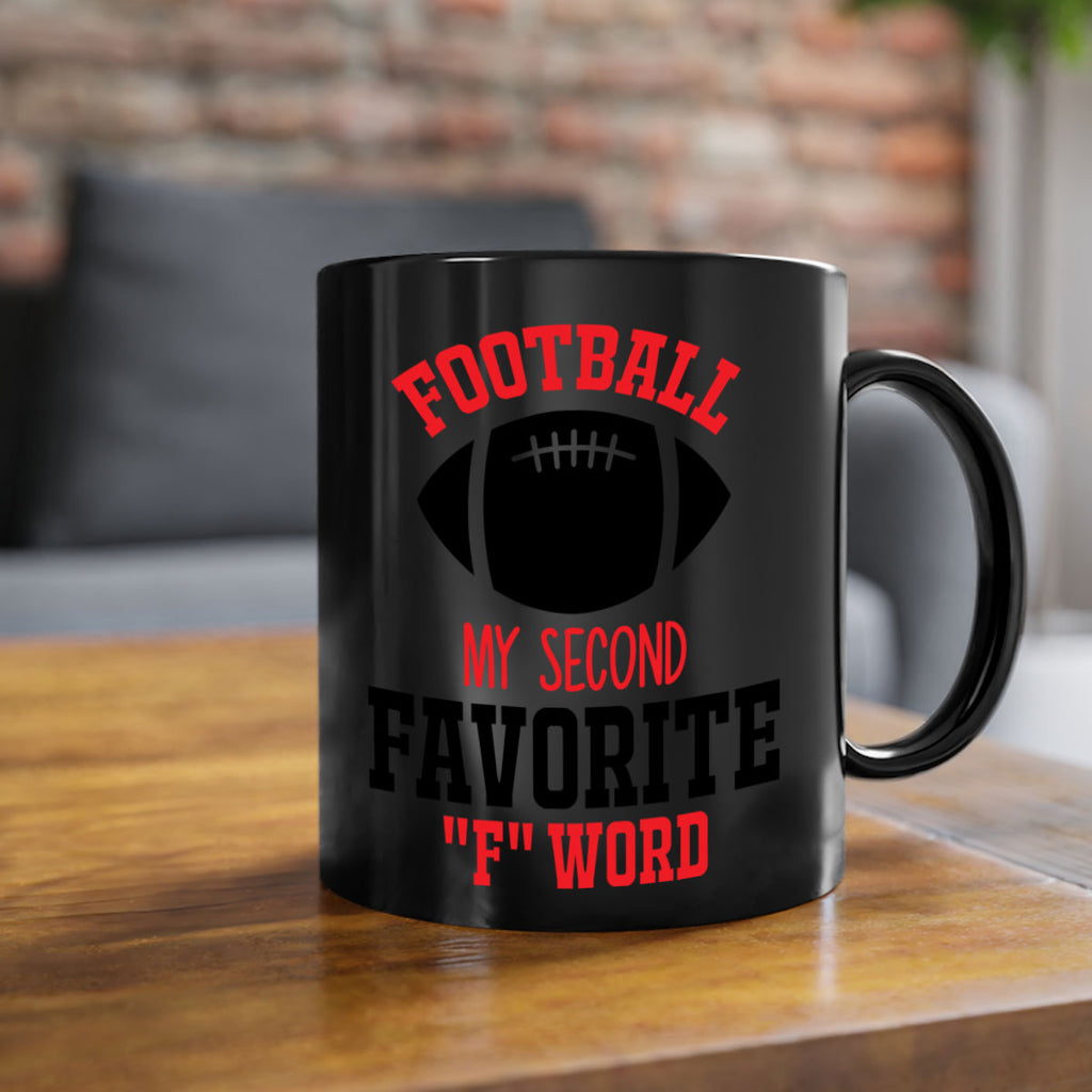 Football my second favorite F word 1234#- football-Mug / Coffee Cup