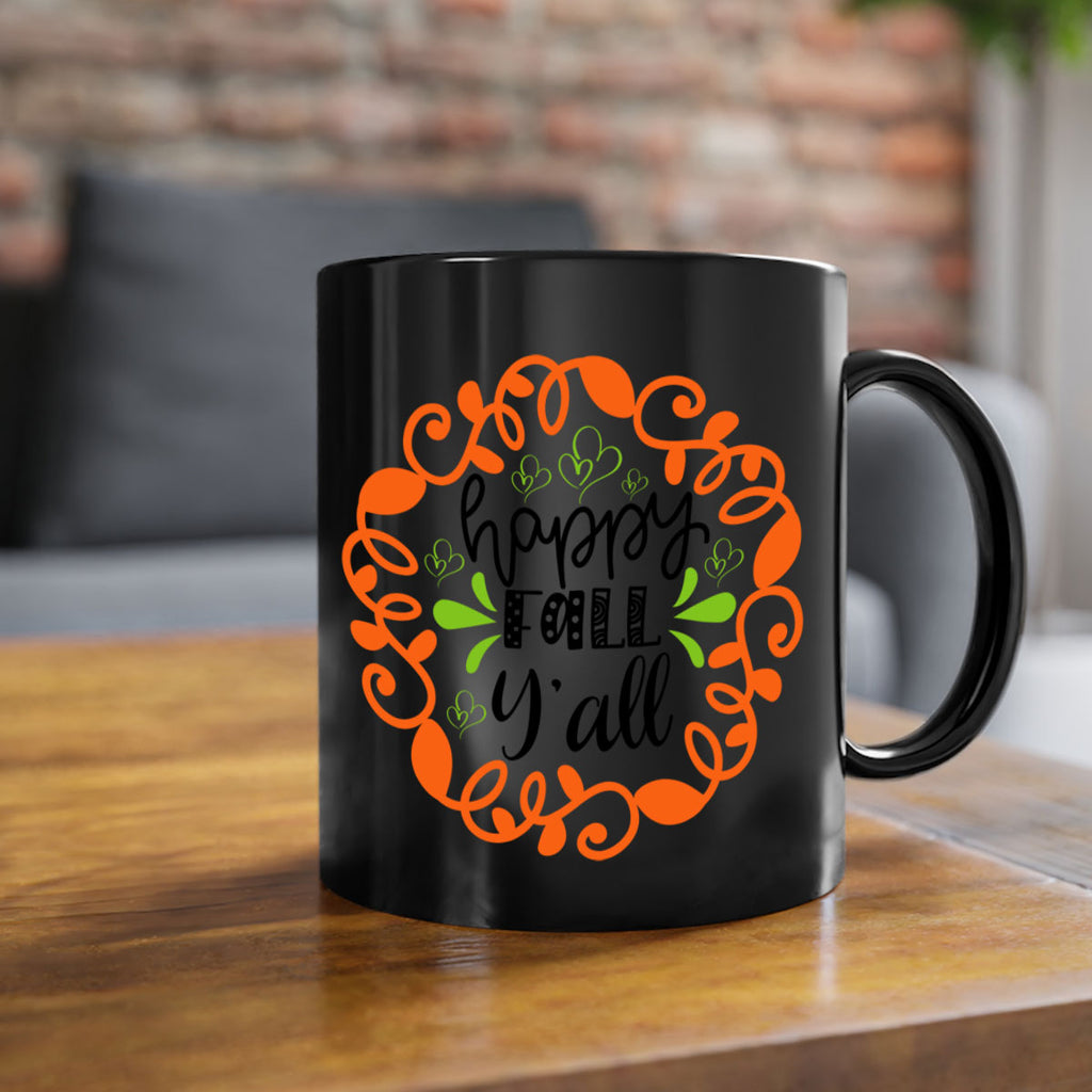 Happy Fall Y all 227#- fall-Mug / Coffee Cup