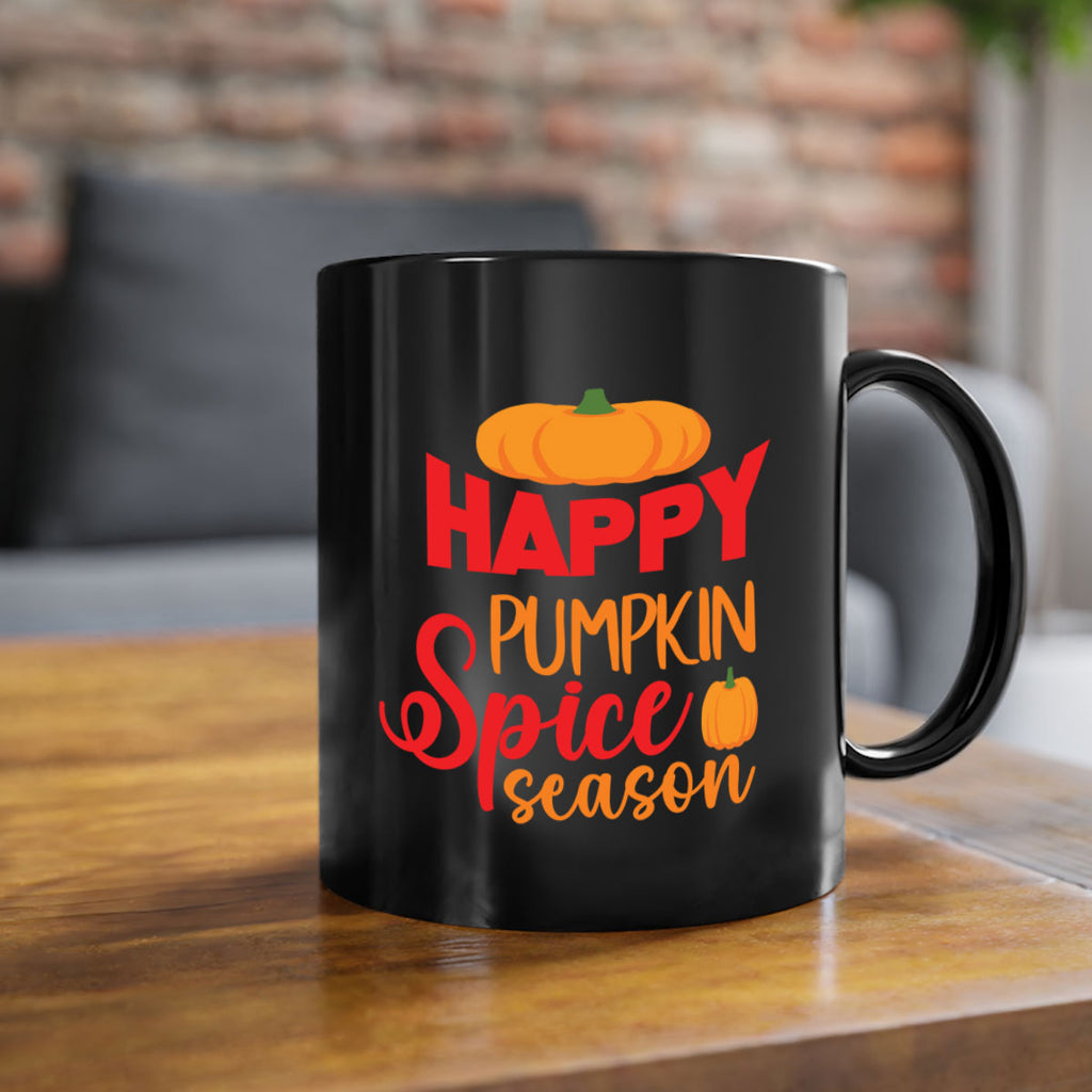 HappyPumpkinSpiceSeason 259#- fall-Mug / Coffee Cup