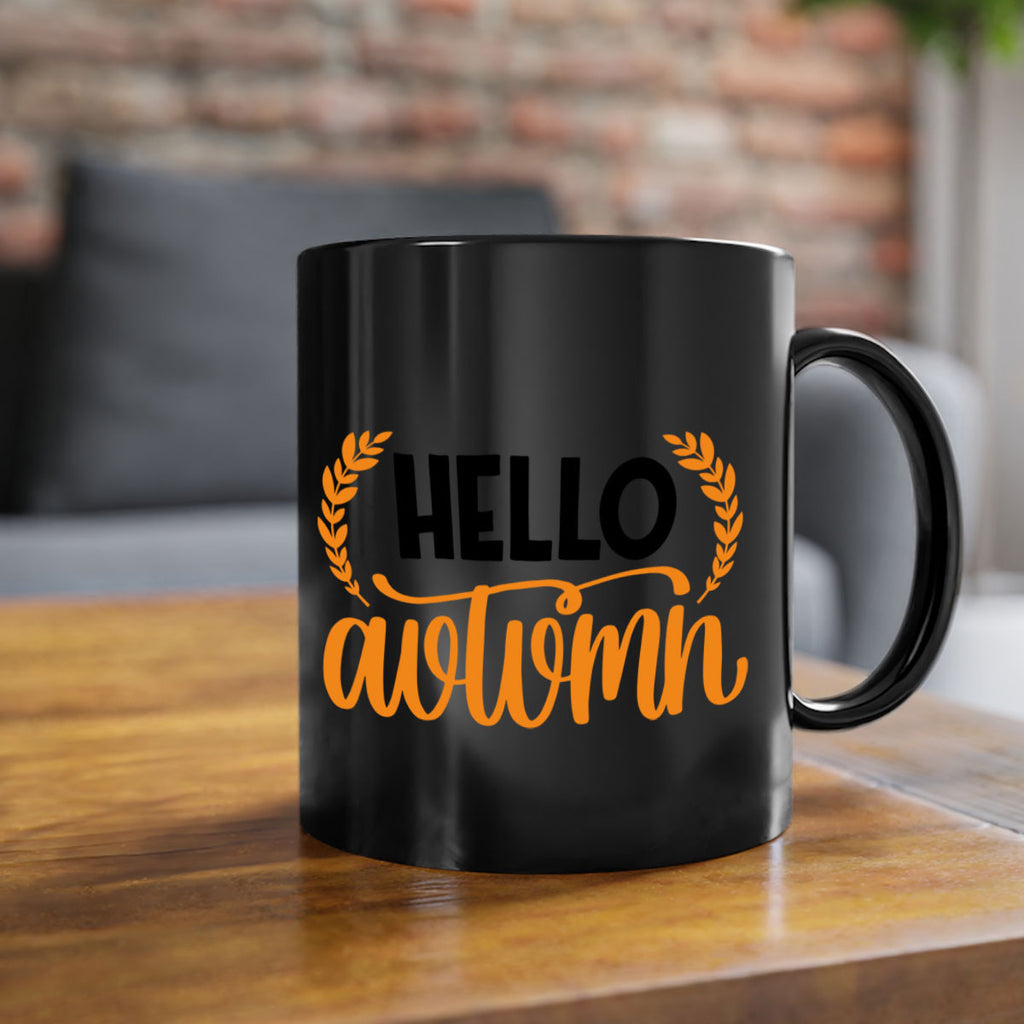 Hello Autumn 493#- fall-Mug / Coffee Cup