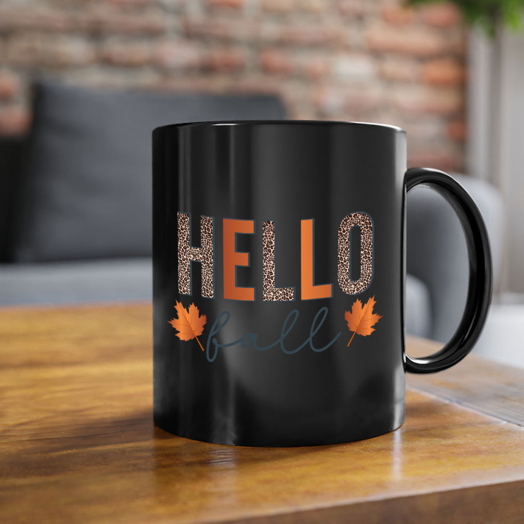 Hello Fall 272#- fall-Mug / Coffee Cup