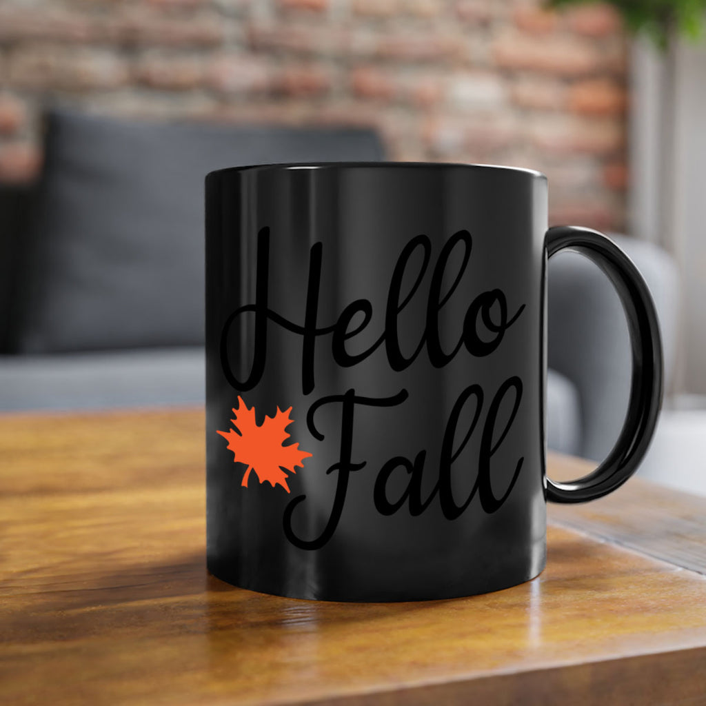Hello Fall 274#- fall-Mug / Coffee Cup
