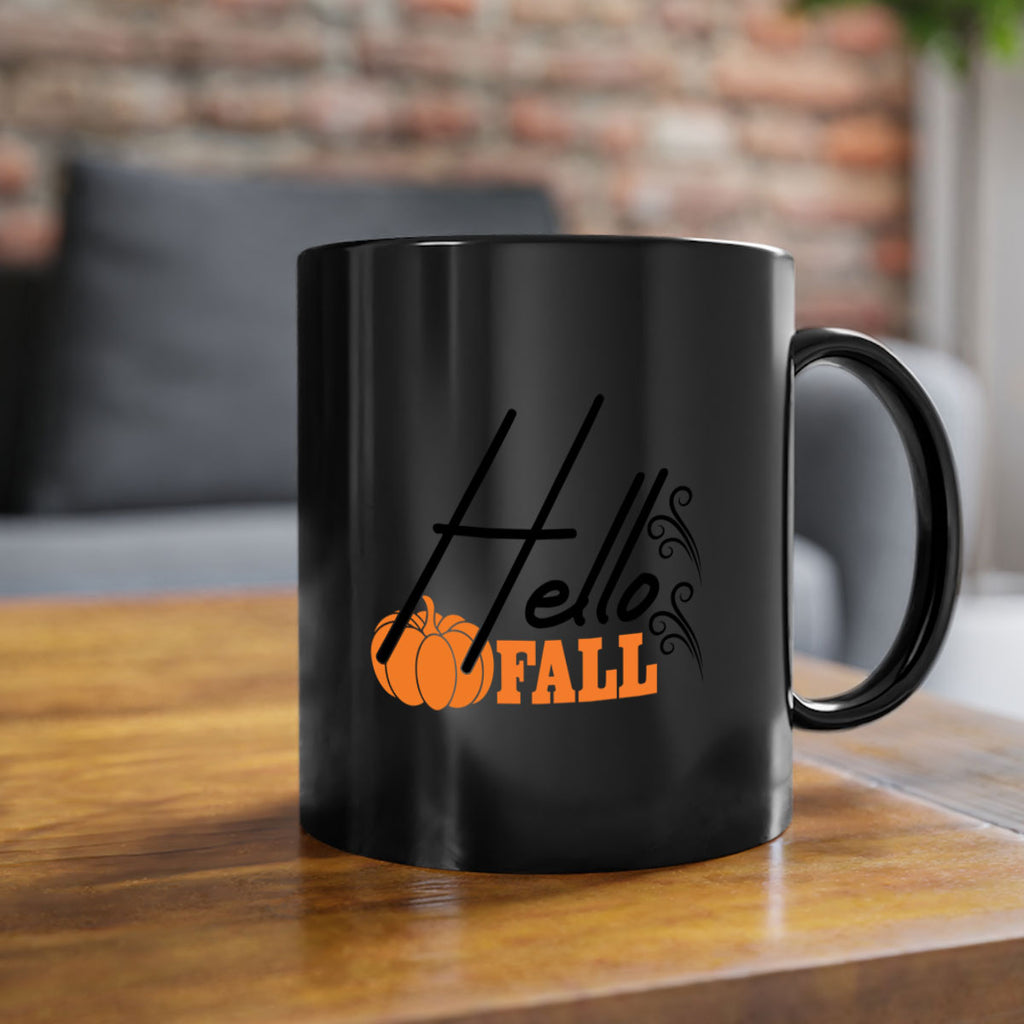 Hello Fall 281#- fall-Mug / Coffee Cup