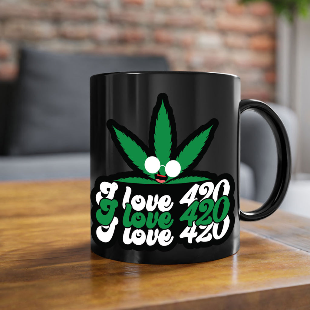 I love 420 123#- marijuana-Mug / Coffee Cup
