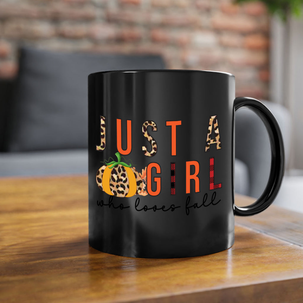 Just a Girl Who Loves Fall 382#- fall-Mug / Coffee Cup