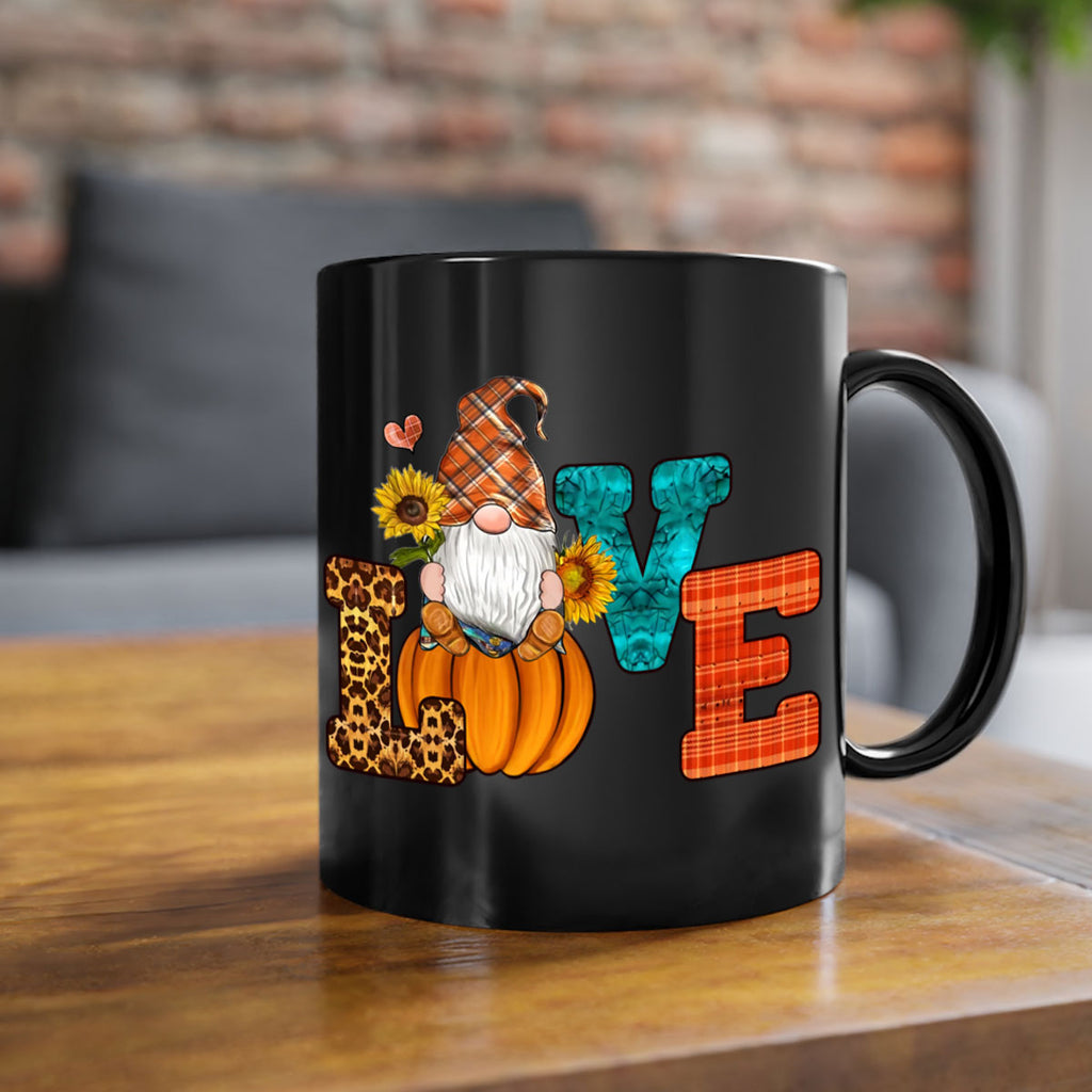 LOVEFallGnome 417#- fall-Mug / Coffee Cup