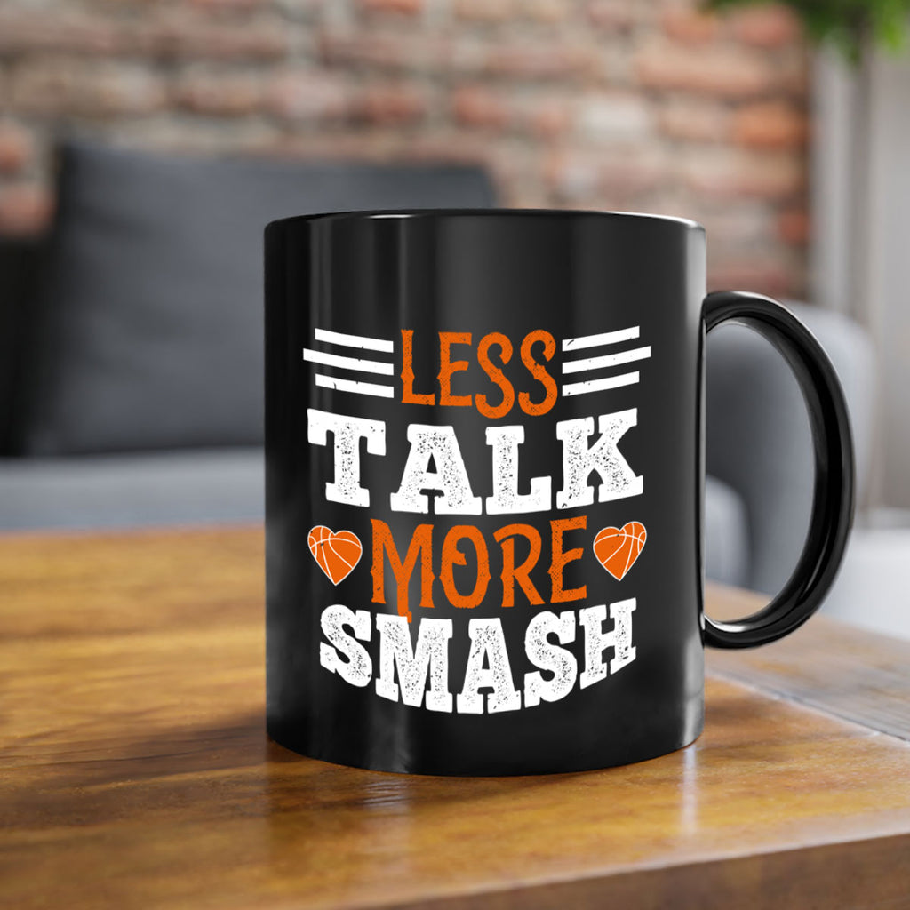 Less talk more smash 2062#- basketball-Mug / Coffee Cup