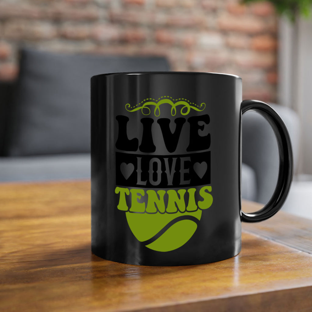 Live Love Tennis 817#- tennis-Mug / Coffee Cup