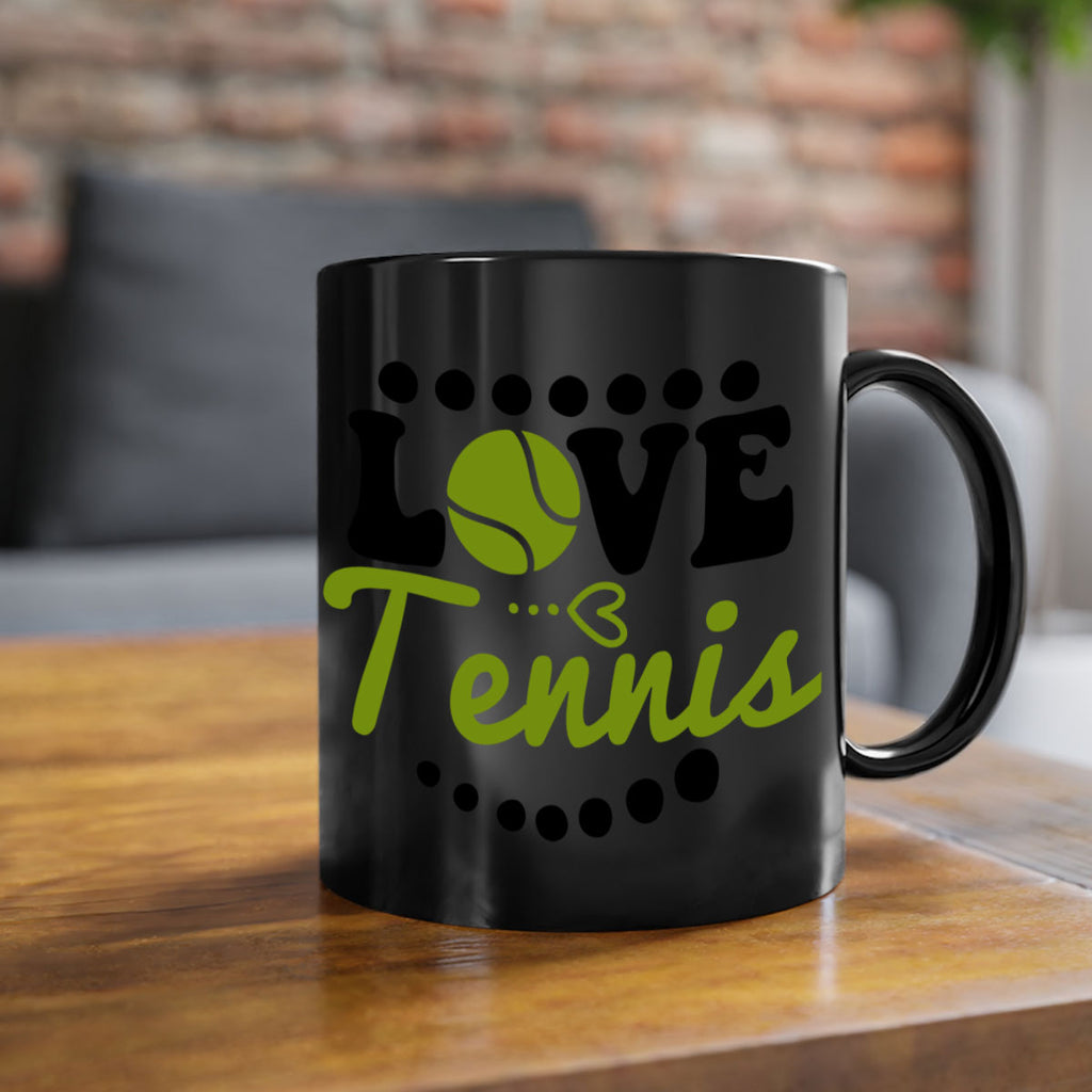 Love Tennis 730#- tennis-Mug / Coffee Cup