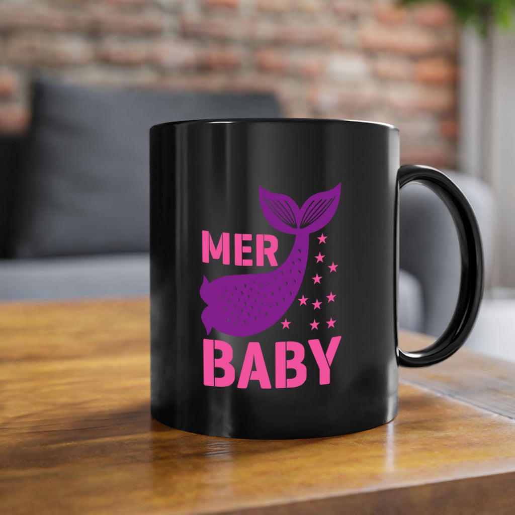 Mer Baby 321#- mermaid-Mug / Coffee Cup