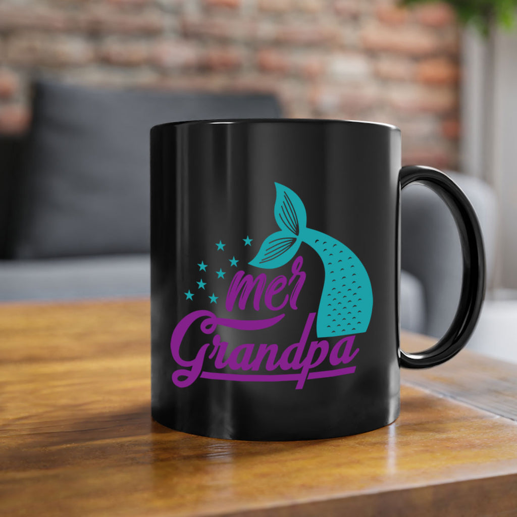 Mer Grandpa 329#- mermaid-Mug / Coffee Cup