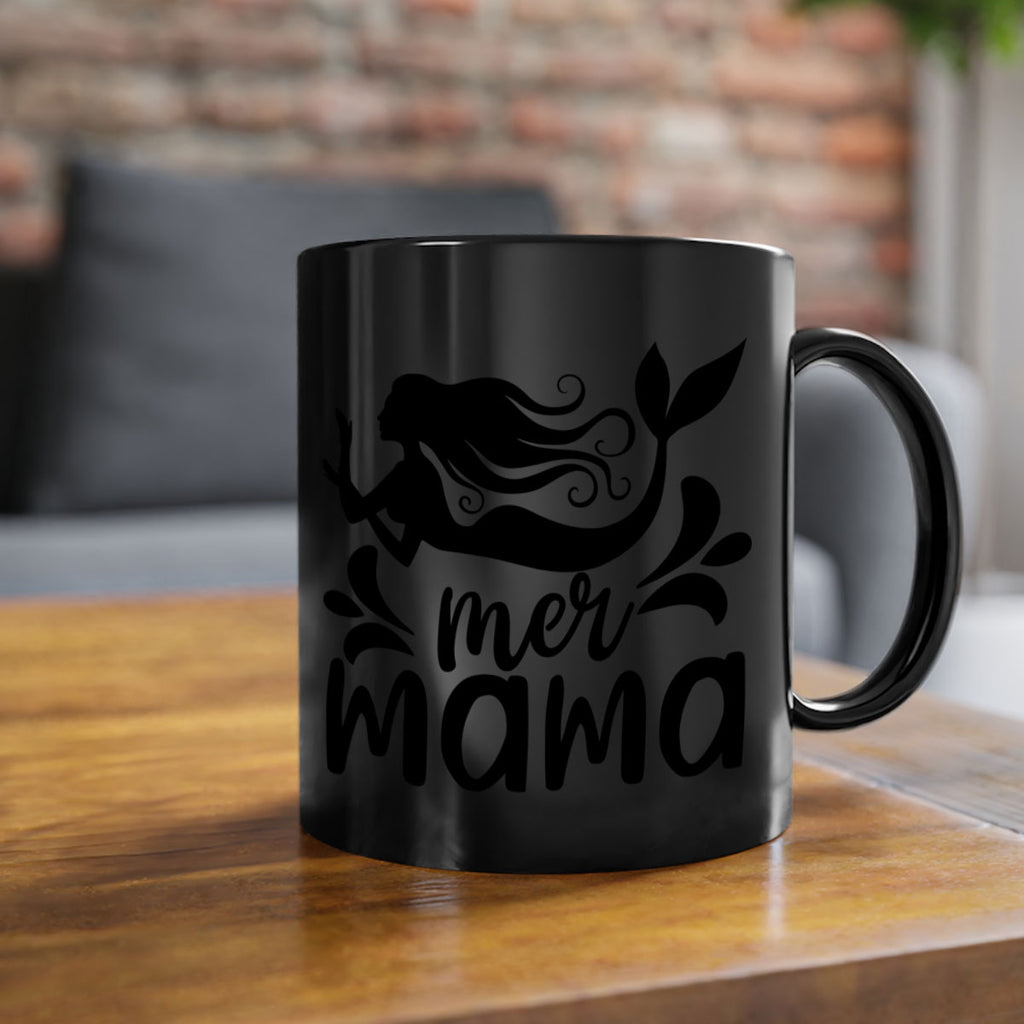 Mer mama 349#- mermaid-Mug / Coffee Cup