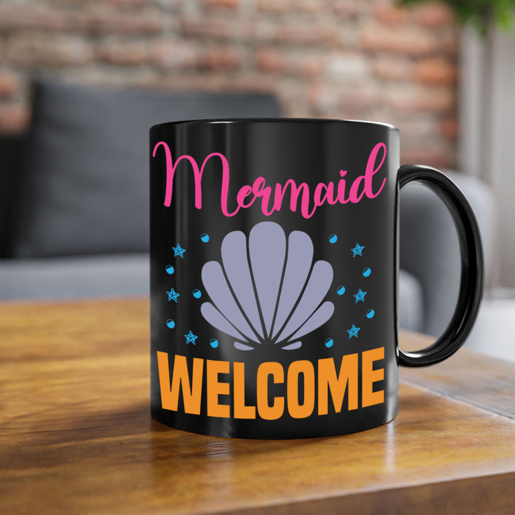 Mermaid Welcome Design 467#- mermaid-Mug / Coffee Cup