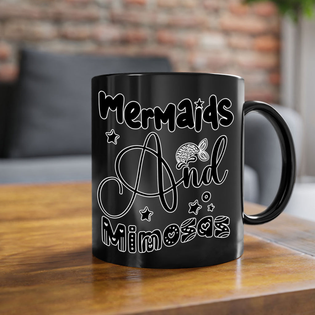 Mermaids and Mimosas 475#- mermaid-Mug / Coffee Cup