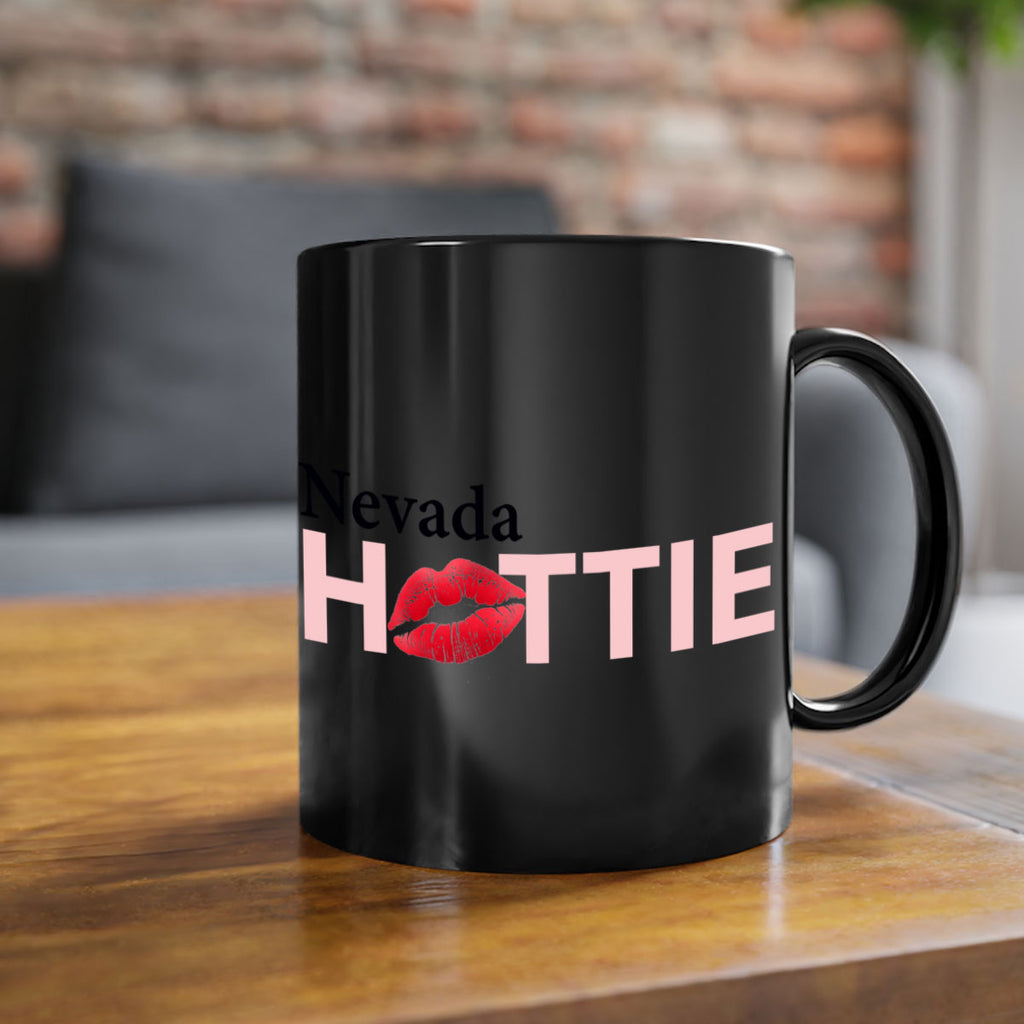 Nevada Hottie With Red Lips 28#- Hottie Collection-Mug / Coffee Cup