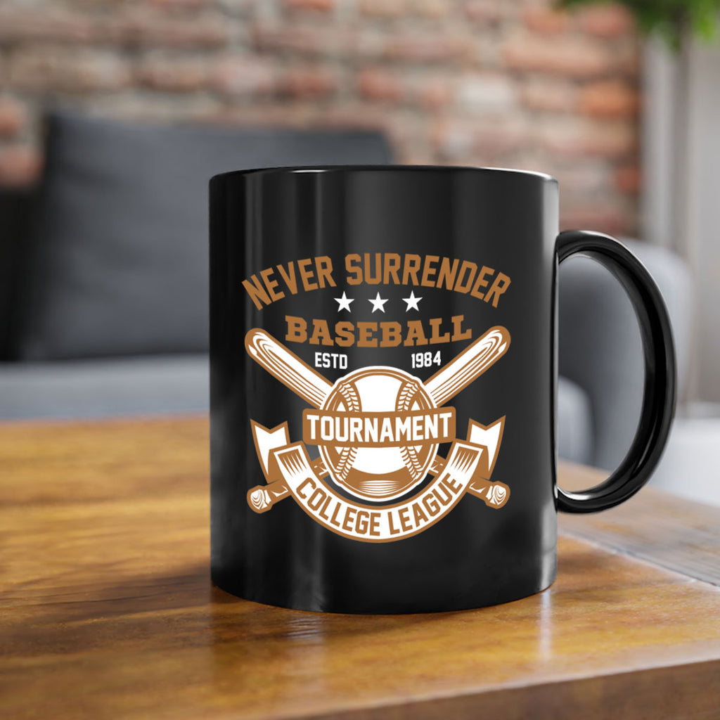 Never 624#- baseball-Mug / Coffee Cup