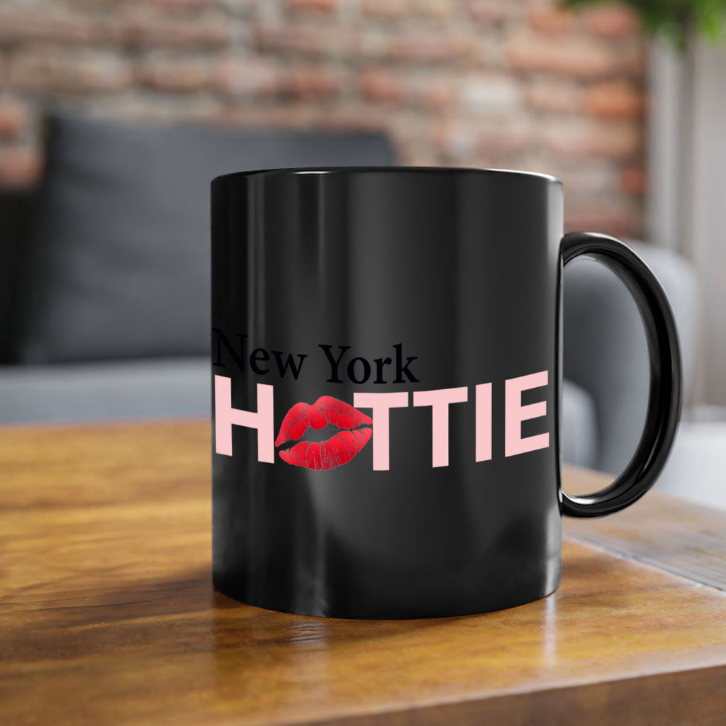 New York Hottie With Red Lips 32#- Hottie Collection-Mug / Coffee Cup