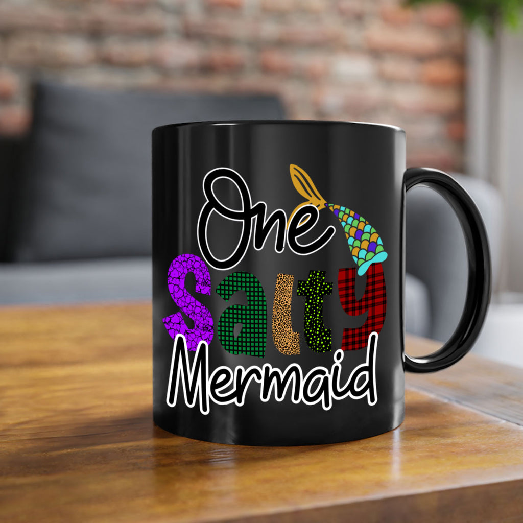 One Salty Mermaid 526#- mermaid-Mug / Coffee Cup