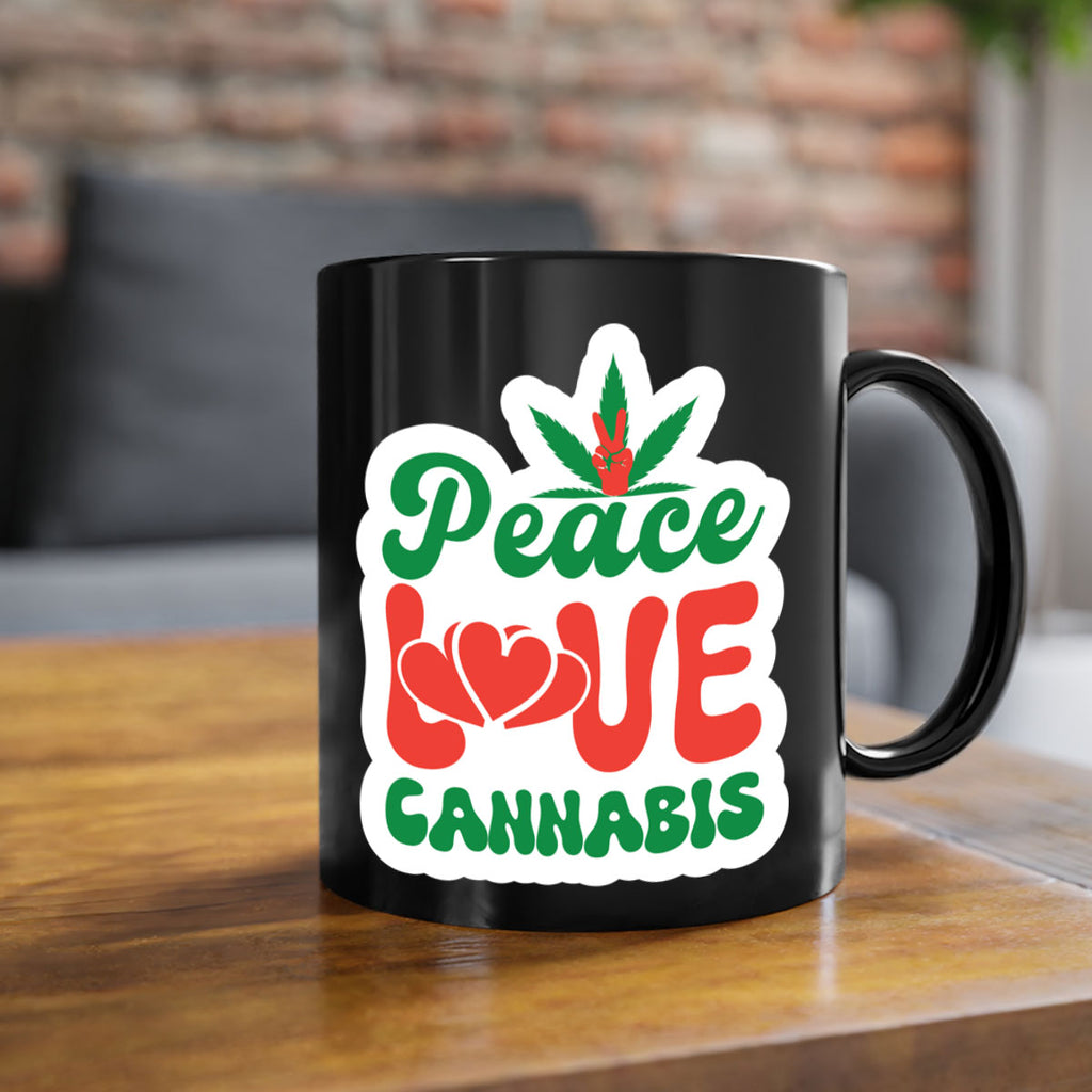 Peace Love Cannabis 218#- marijuana-Mug / Coffee Cup