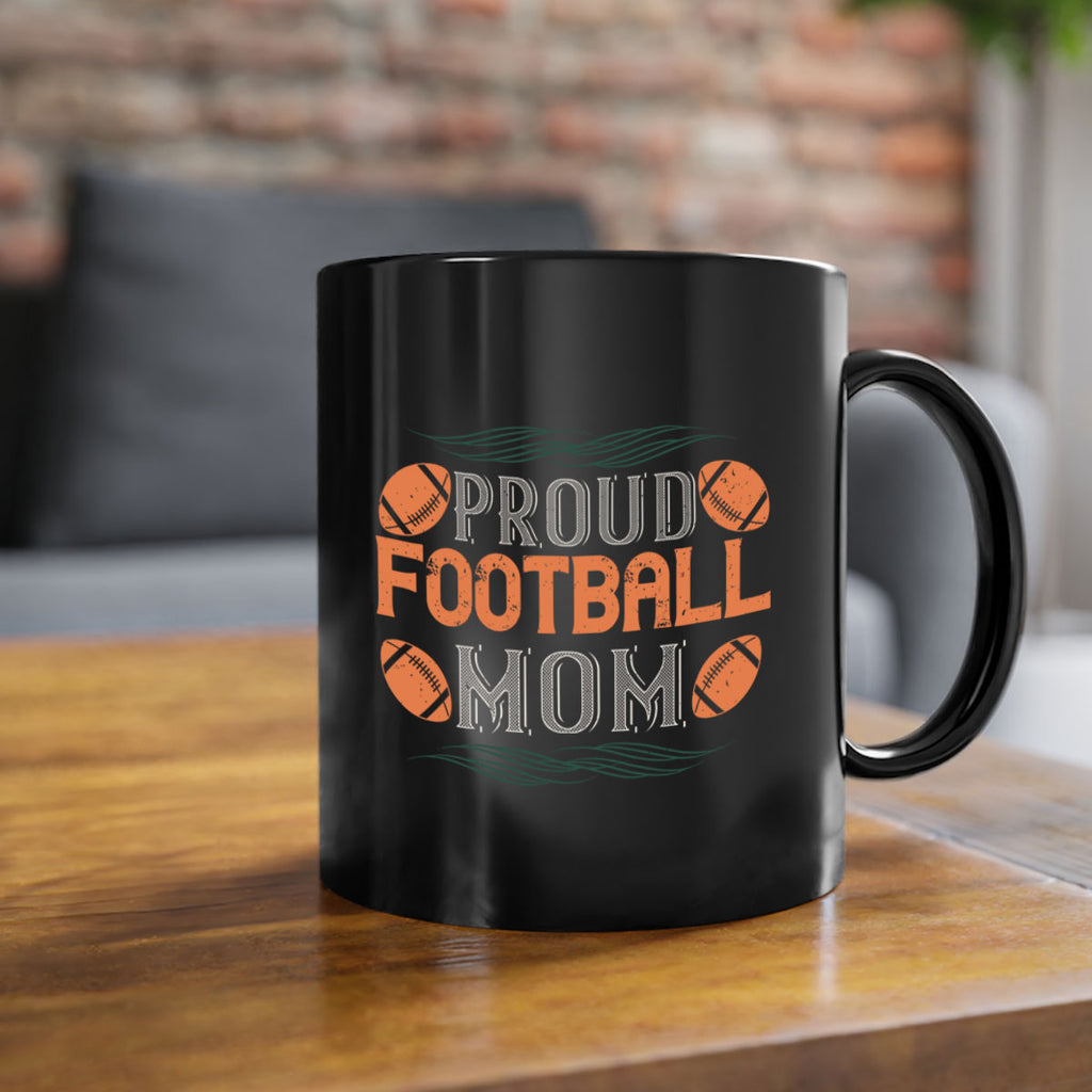 Proud football mom 562#- football-Mug / Coffee Cup