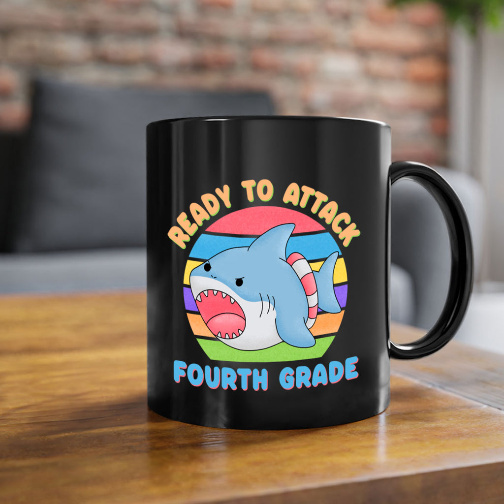 Ready to Attack 4th Grade 20#- 4th grade-Mug / Coffee Cup