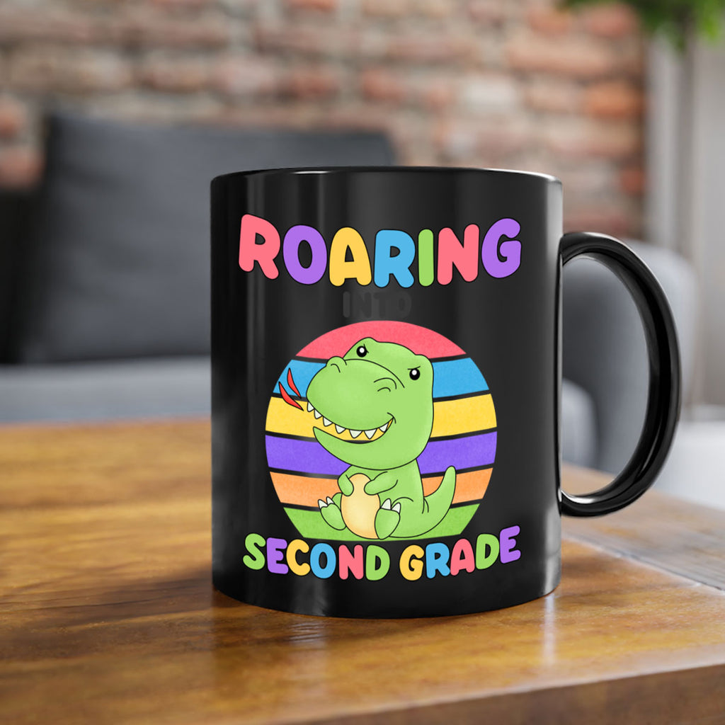 Roaring to 2nd Grade Trex 23#- second grade-Mug / Coffee Cup
