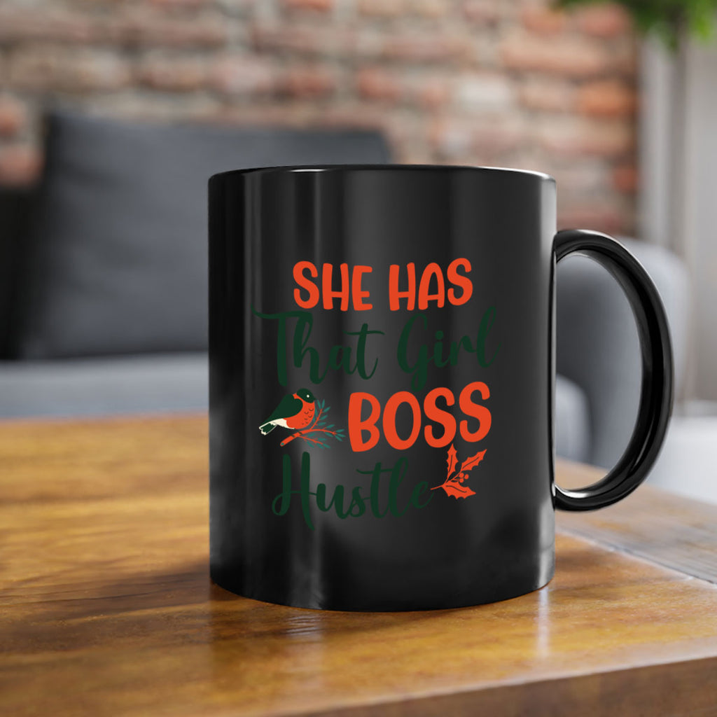 She Has That Girl Boss Hustle 363#- winter-Mug / Coffee Cup