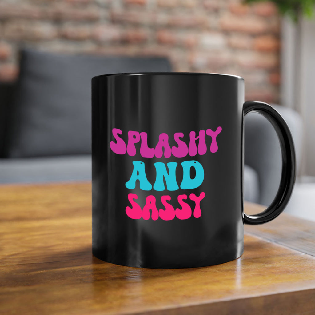 Splashy And Sassy 622#- mermaid-Mug / Coffee Cup