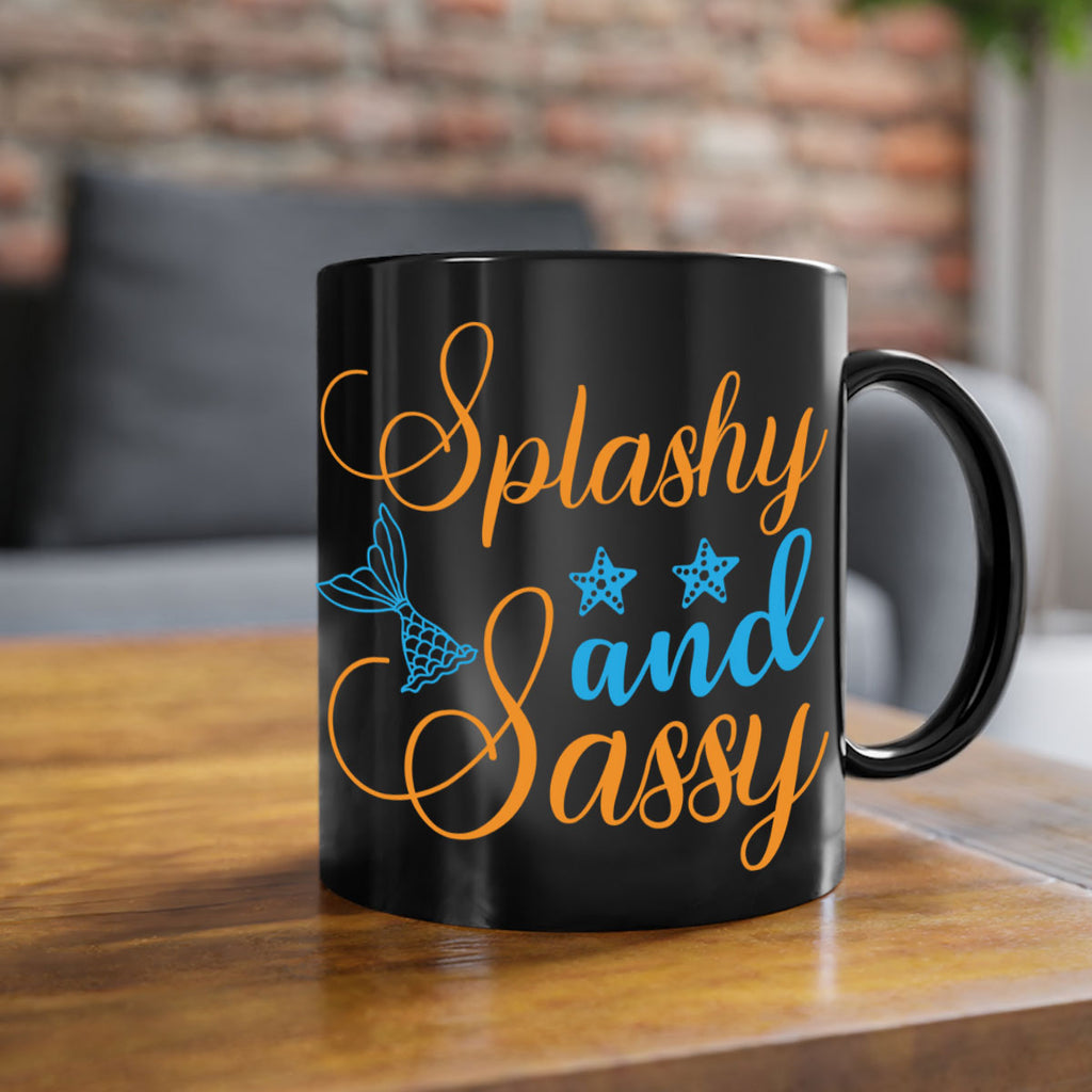 Splashy and Sassy Design 625#- mermaid-Mug / Coffee Cup