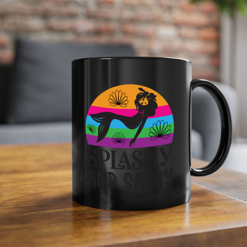 Splashy and sassy 623#- mermaid-Mug / Coffee Cup