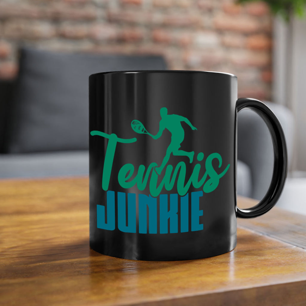 Tennis Junkie 279#- tennis-Mug / Coffee Cup