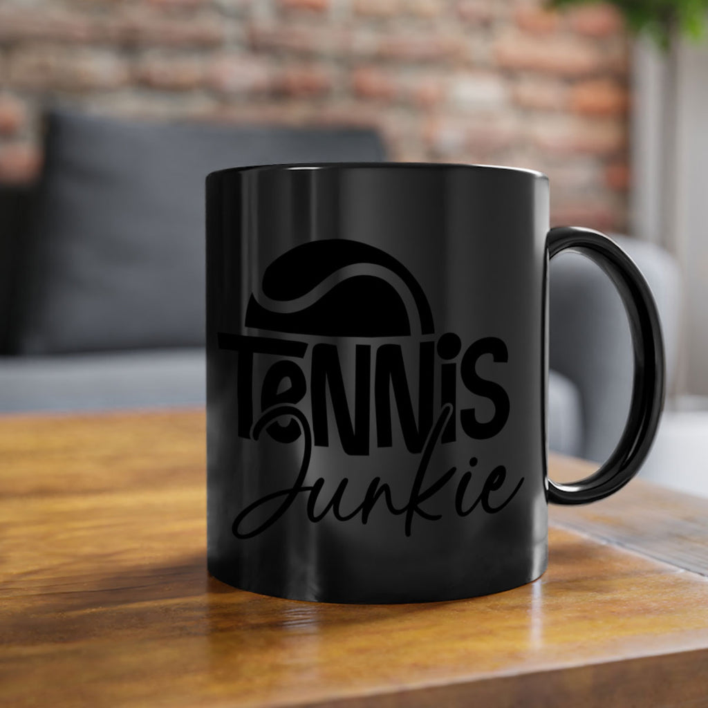 Tennis junkie 281#- tennis-Mug / Coffee Cup