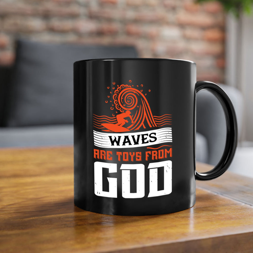 Waves are toys from God 2387#- surfing-Mug / Coffee Cup