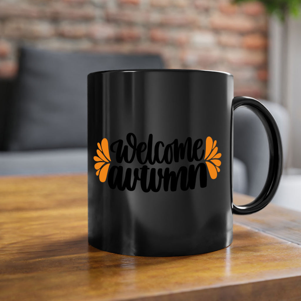 Welcome Autumn 513#- fall-Mug / Coffee Cup