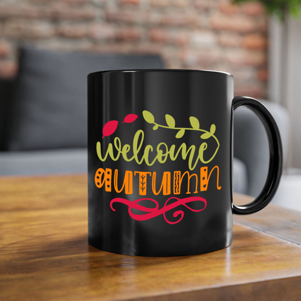 Welcome Autumn 629#- fall-Mug / Coffee Cup